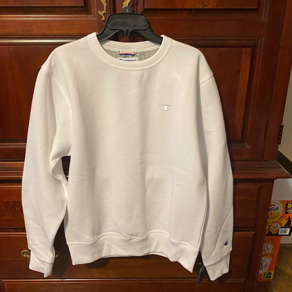 Men’s Champion Sweatshirt White